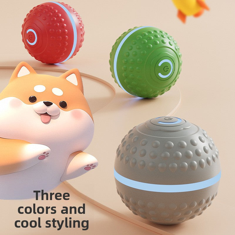 Intelligent bumpers for rolling dog balls